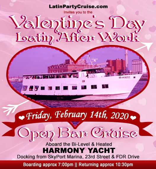Valentine's Day Latin After Work Open Bar Cruise